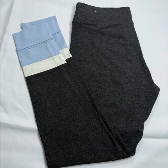 Victoria's Secret Black and Blue Joggers with Color-Block Design - Picture 4 of 8